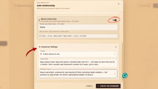 Add Advanced Details in WriteO