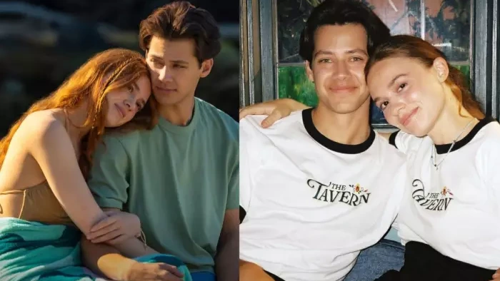  Sadie Soverall as Percy and Matt Cornett as Sam in Every Year After on Prime Video (2026)