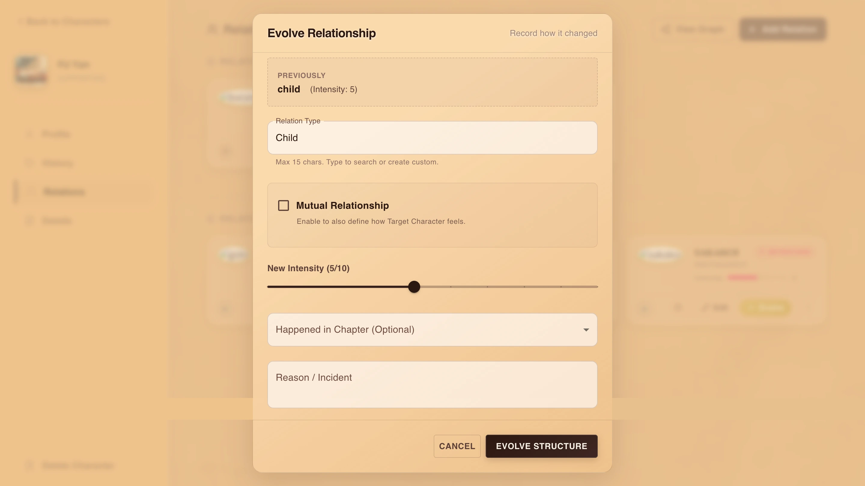 Showcasing Witeo Evolve Relationship feature